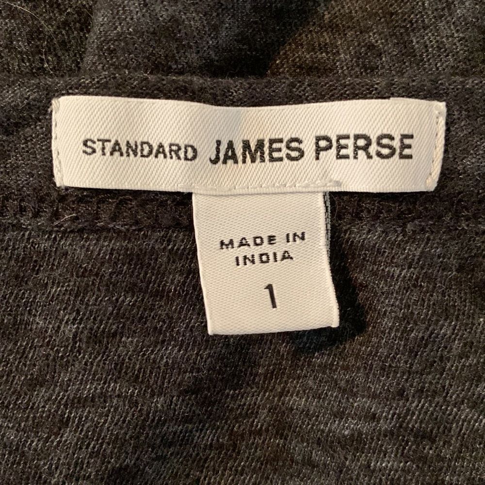 James Perse size 1 women's soft black top - Picture 4 of 6